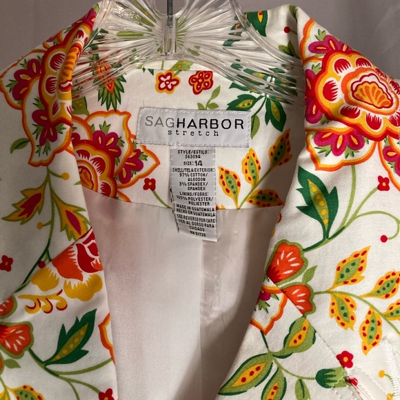 Floral jacket size 14 women’s - Picture 5 of 15